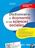 Dictionnaire d'économie et de sciences sociales