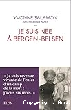 Je suis née à Bergen-Belsen