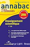 annabac sujets et corrigés 2006 Enseignement scientifique 1ère ES