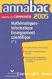 Mathematiques-informatique enseignement scientifique 1re L 2005