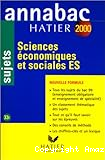 Annabac 2000 : Sciences économiques et sociales ES