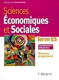 Sciences économiques et sociales Term ES