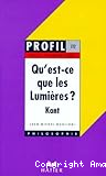 Qu'est ce que les lumières : Kant