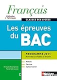 Français Methodes et Techniques - Les Epreuves du Bac
