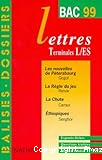 Bac 99. Lettres. Terminales L et ES