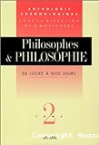 Philosophes et philosophie : de Locke à nos jours