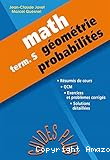 Math term S : Géométrie, probabilités