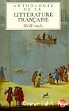 Anthologie de littérature française XVIIè siècle