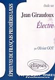Etude sur Jean Giraudoux : Electre