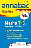 Annabac sujets et corrigés 2014 Maths Tle S